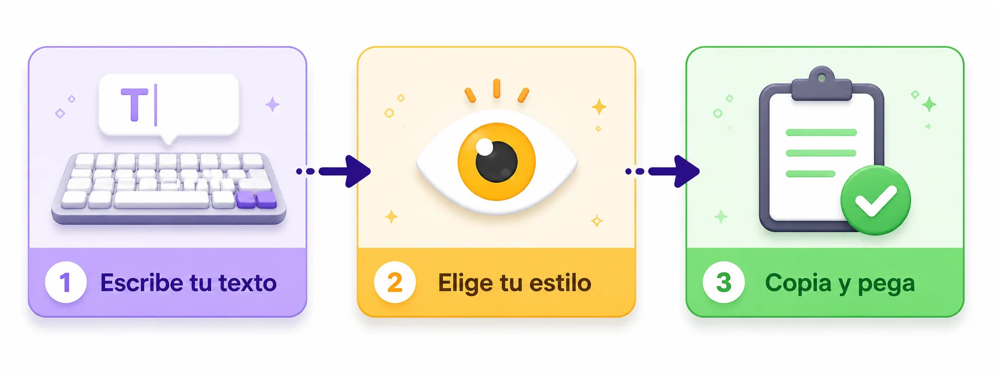 Cómo usar el generador de letras bonitas: escribe tu texto, elige tu estilo y copia y pega